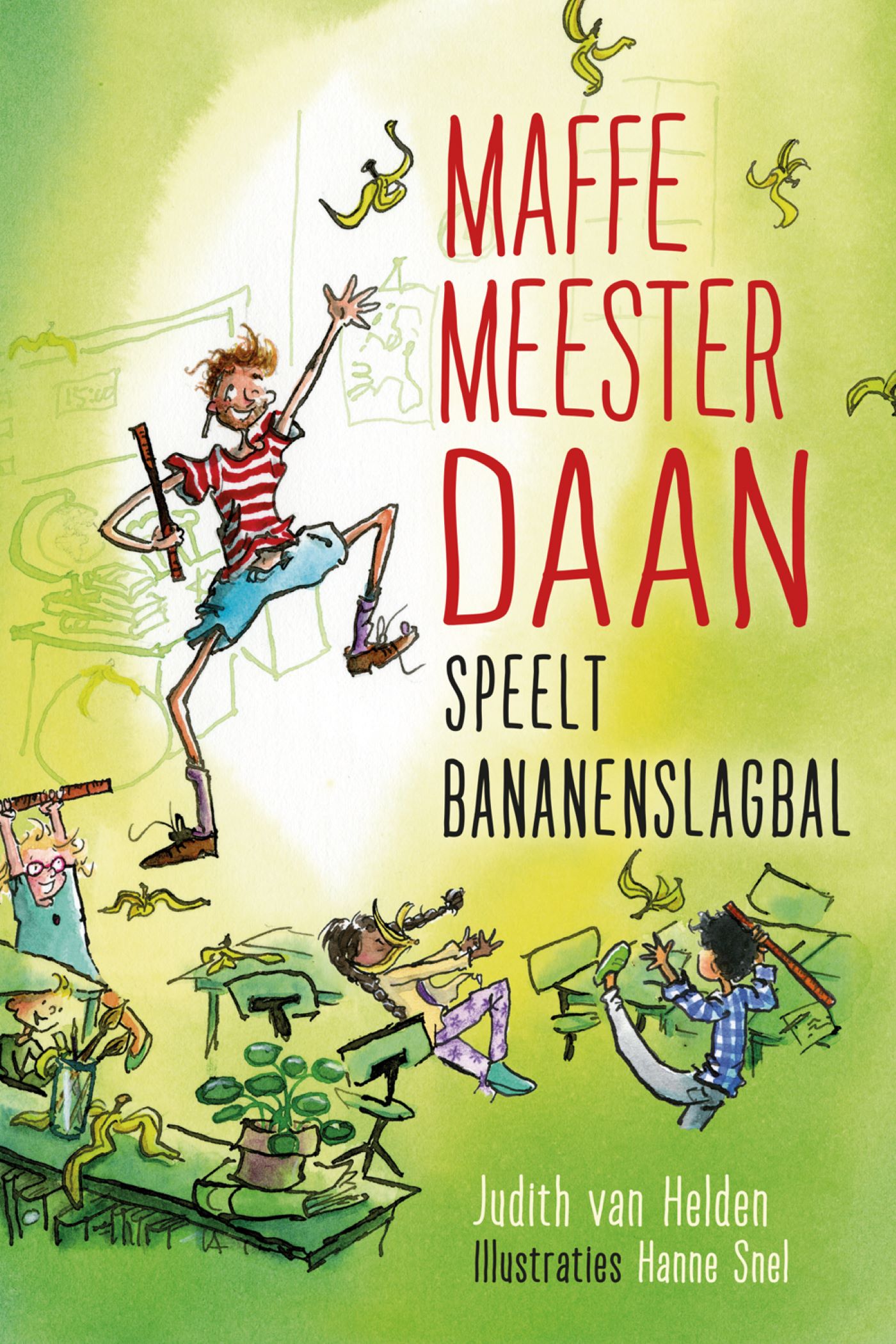 Omslag van Maffe meester Daan speelt bananenslagbal