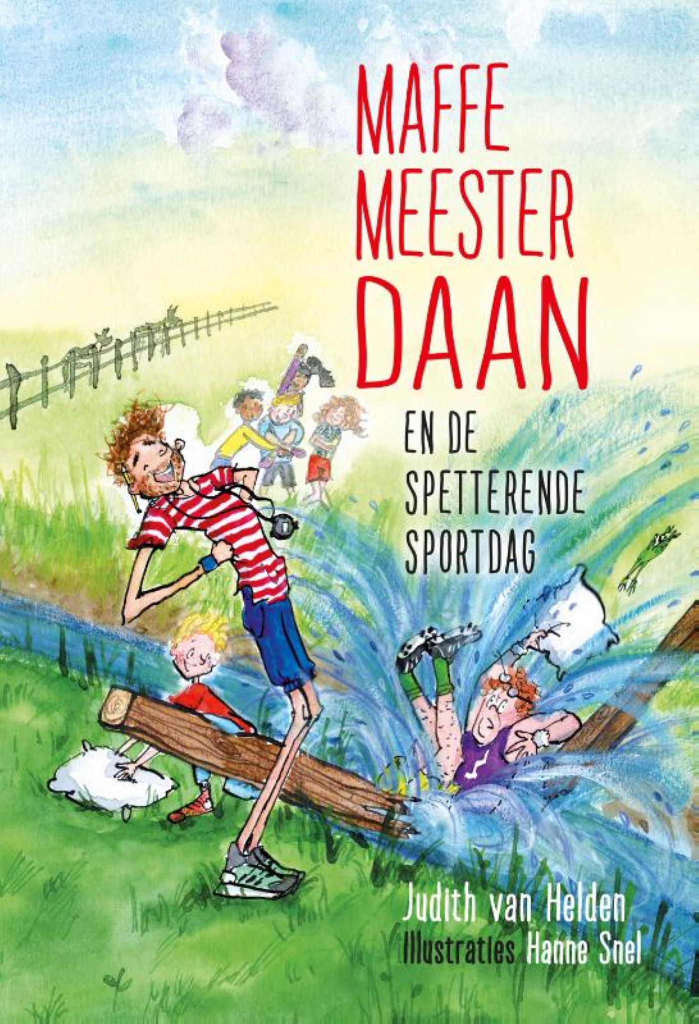 Omslag van Maffe meester Daan en de spetterende sportdag