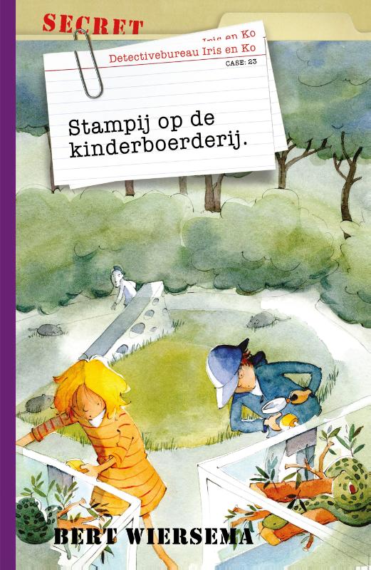 Omslag van Stampij op de kinderboerderij