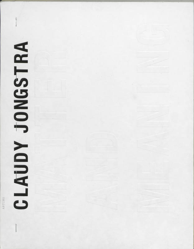 Omslag van Claudy Jongstra
