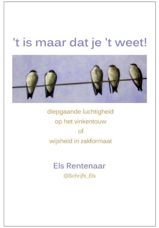Omslag van t is maar dat je t weet