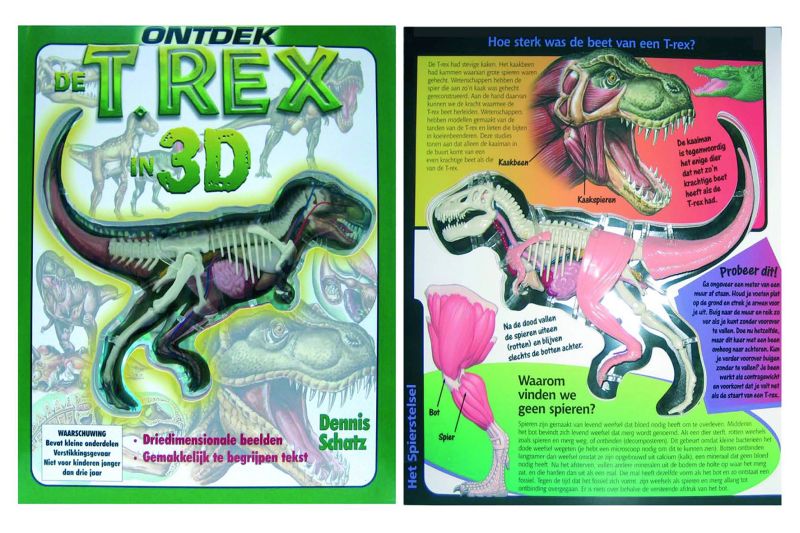 Omslag van Ontdek de T-Rex in 3D