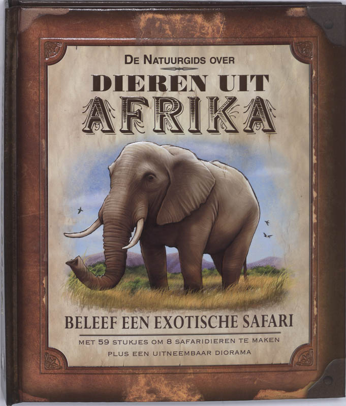 Omslag van De natuurgids over dieren uit Afrika