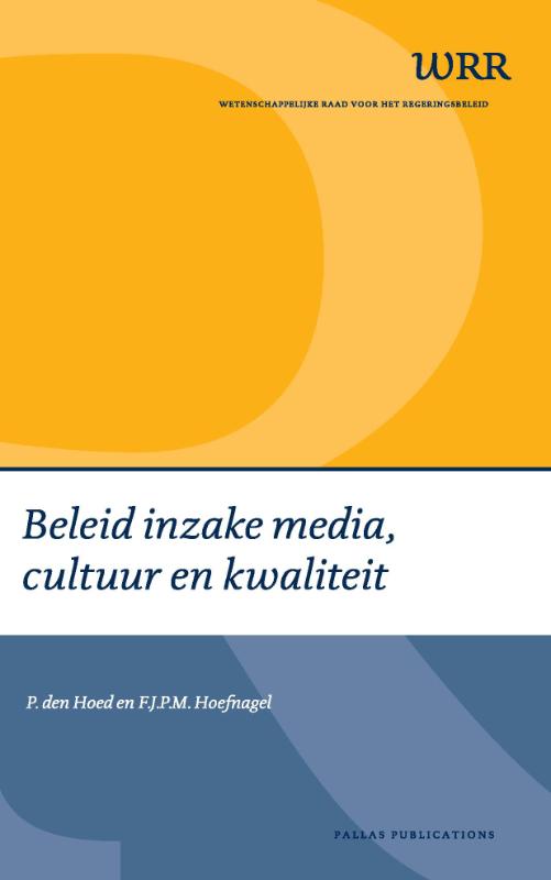 Omslag van Beleid inzake media, cultuur en kwaliteit