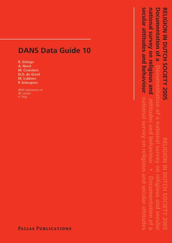 Omslag van Religion in Dutch Society 2005