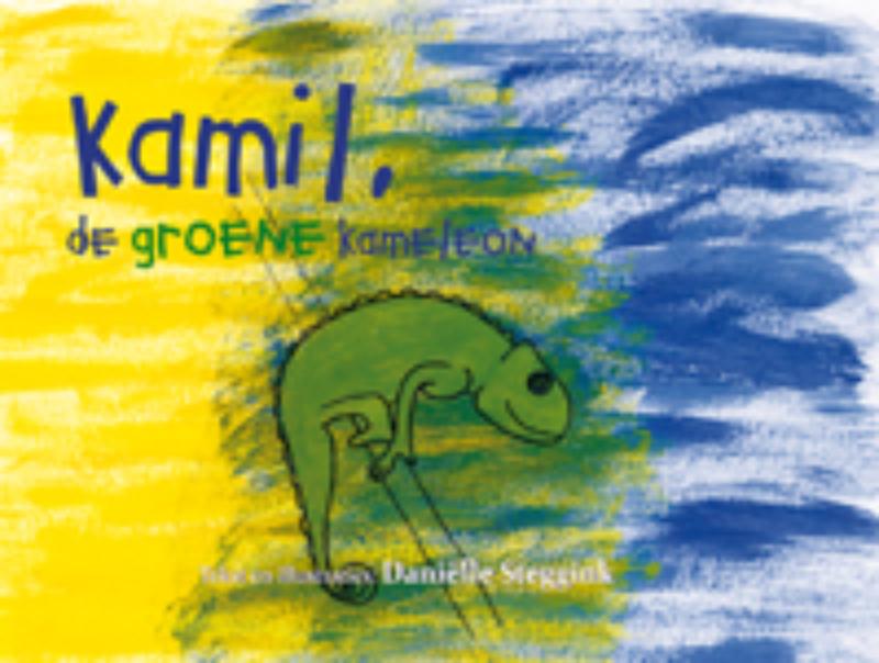 Omslag van Kamil, de groene kameleon