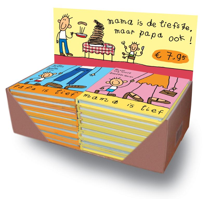 Omslag van Display Mama is lief/Papa is lief
