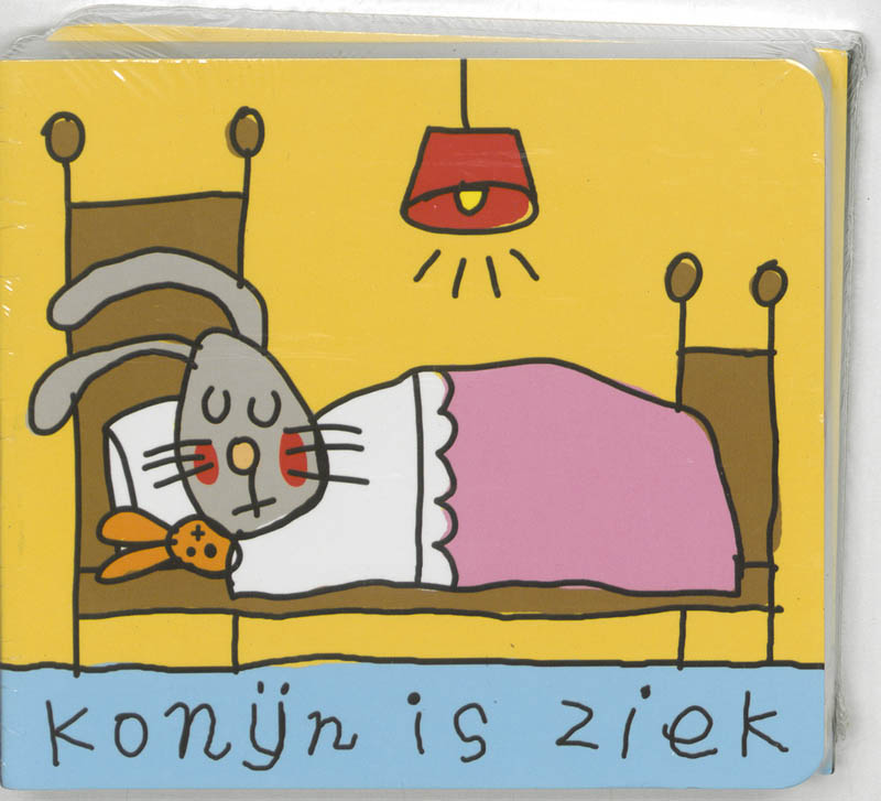 Omslag van Konijn is ziek set 2 ex