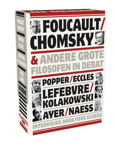Omslag van Foucault vs Chomsky en andere grote filosofen in debat