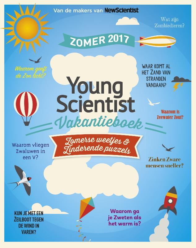 Omslag van Young Scientist vakantieboek zomer 2017