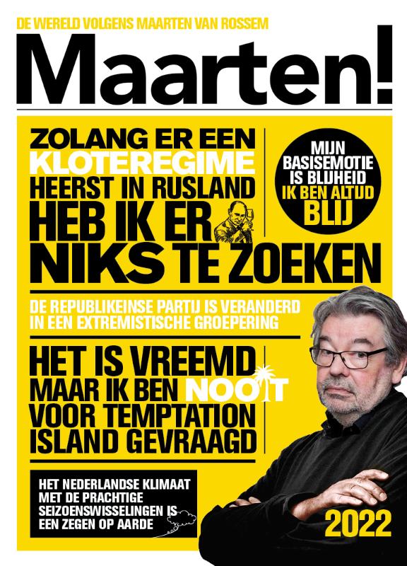 Omslag van Maarten! Scheurkalender 2022