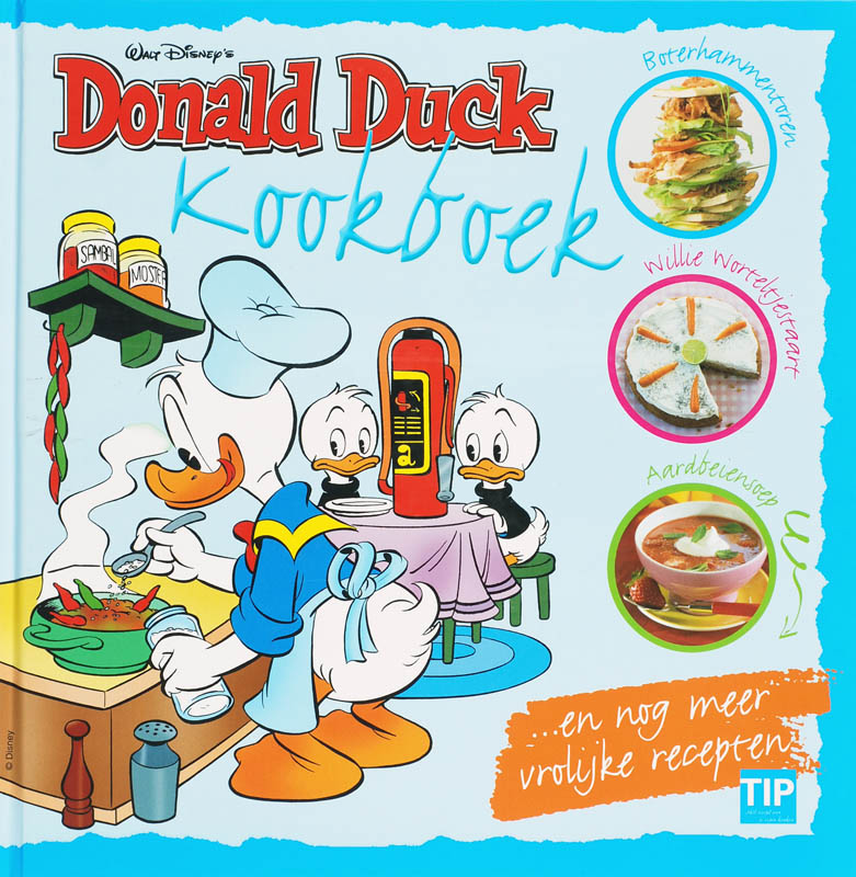 Omslag van Donald Duck kookboek
