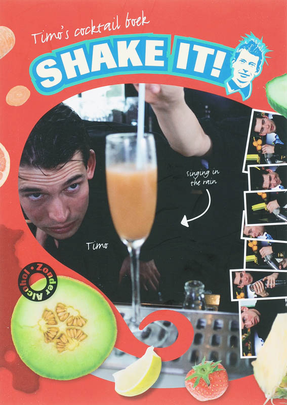 Omslag van Timo's cocktail boek Shake it!