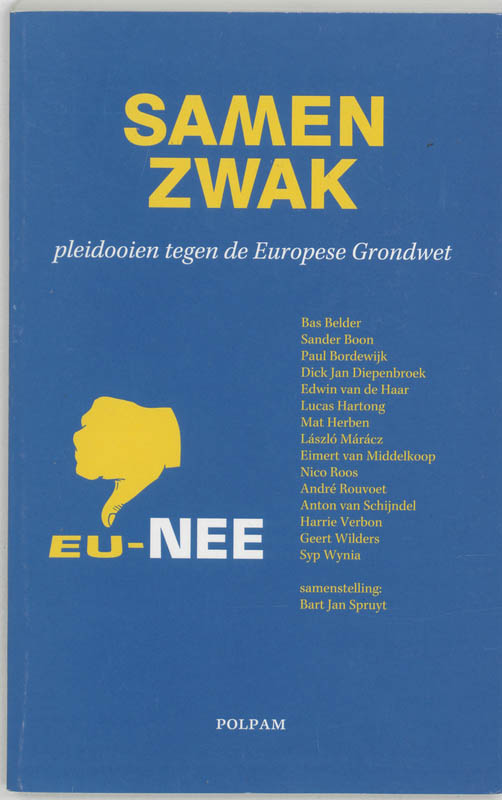Omslag van Samen Zwak