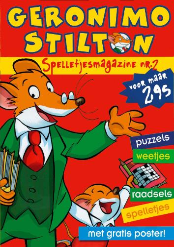 Omslag van Geronimo Stilton spelletjesmagazine 2 set 10 ex