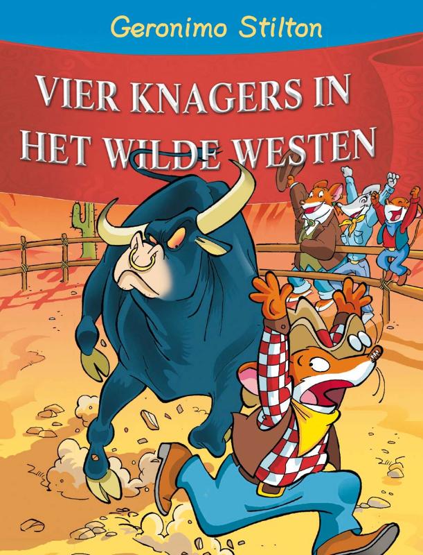 Omslag van De vier knagers in het wilde westen