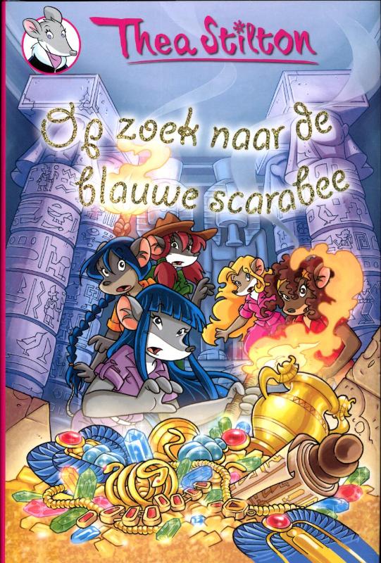Omslag van Op zoek naar de blauwe scarabee