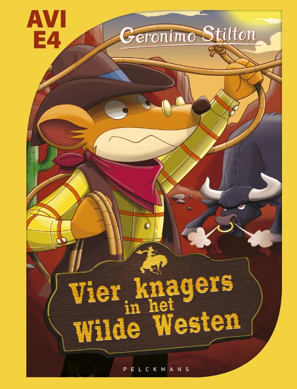 Omslag van Makkelijk lezen - Vier knagers in het Wilde Westen