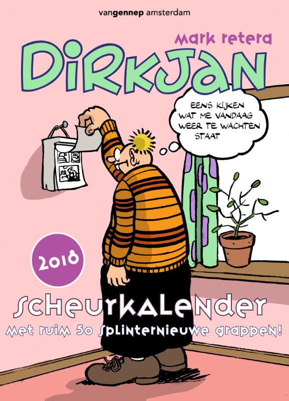 Omslag van Dirkjan scheurkalender 2018