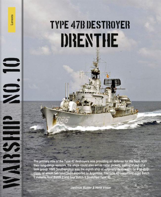 Omslag van Type 47b destyroyer Drenthe