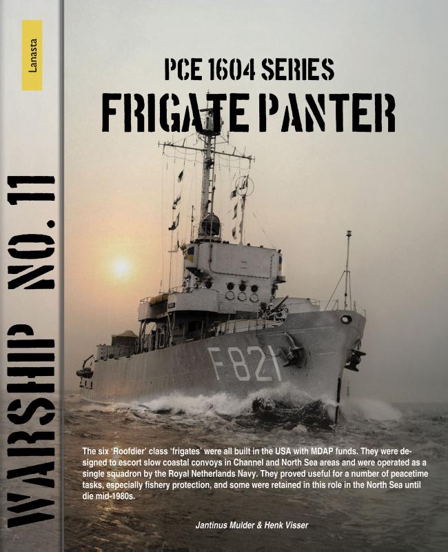 Omslag van PCE 1604 series, frigate Panter