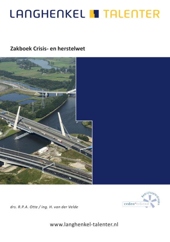 Omslag van Zakboek Crisis- en herstelwet