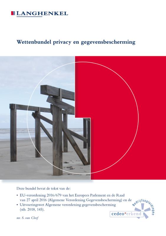 Omslag van Wettenbundel privacy en gegevensbescherming