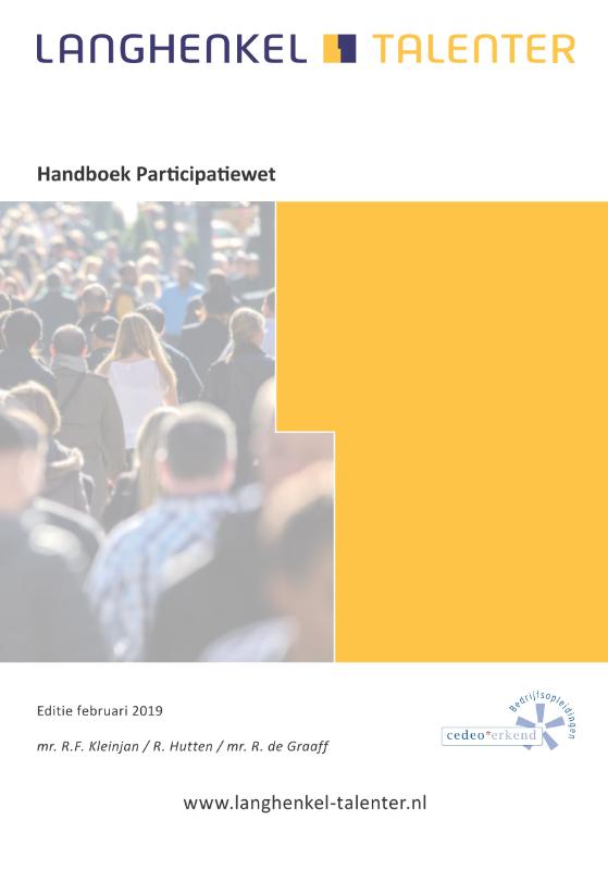 Omslag van Handboek Participatiewet