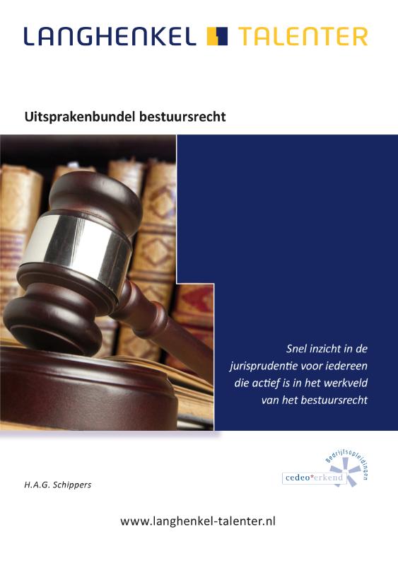 Omslag van Uitsprakenbundel bestuursrecht