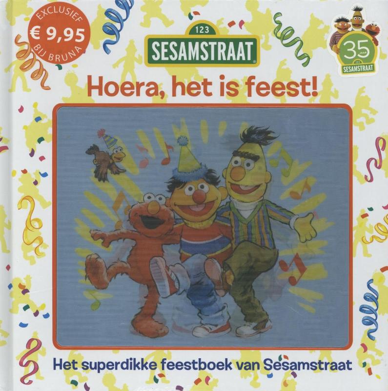 Omslag van Sesamstraat - Hoera het is feest!