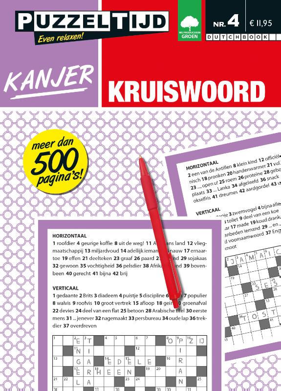 Omslag van Kanjer Kruiswoord nummer 4