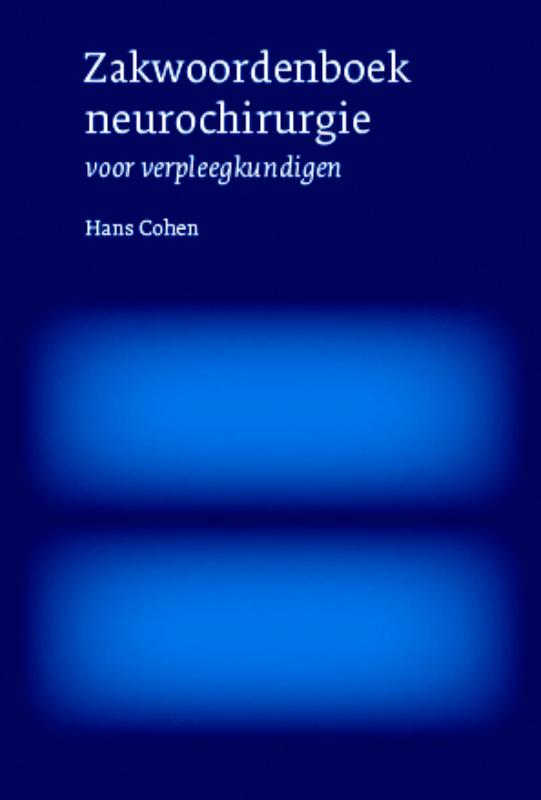 Omslag van Zakwoordenboek neurochirurgie