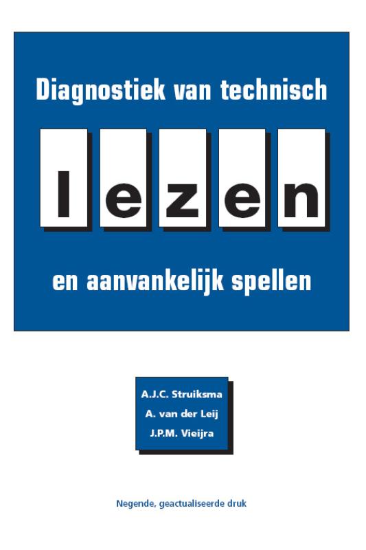 Omslag van Diagnostiek van technisch lezen en aanvankelijk spellen