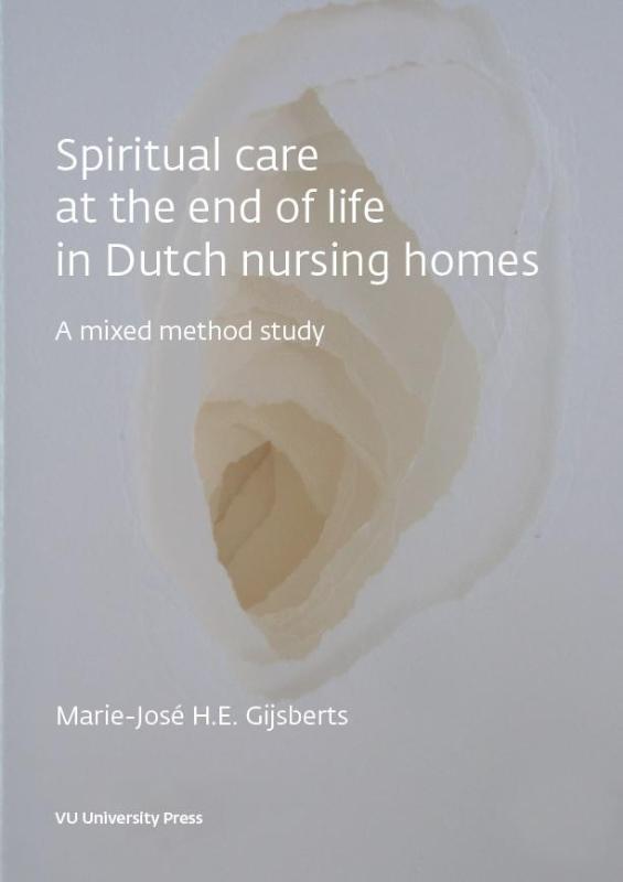 Omslag van Spiritual care and the end of life in Dutch nursing homes