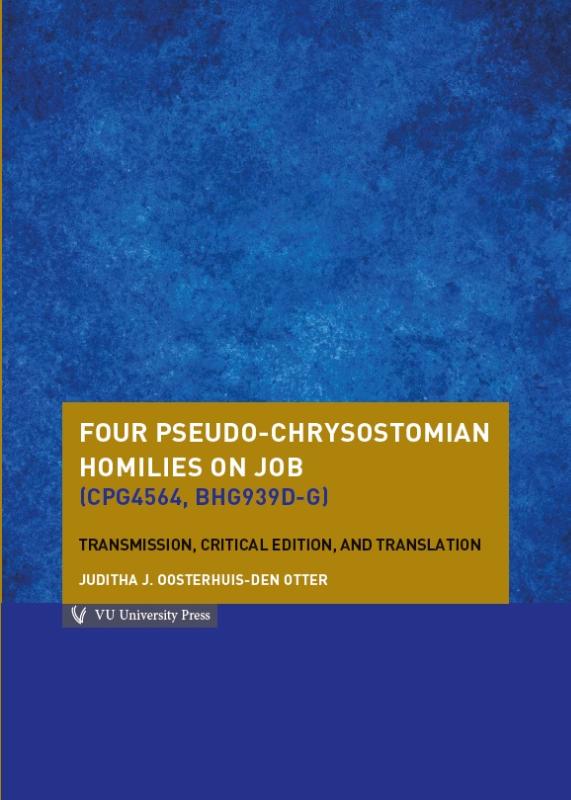 Omslag van Four pseudo-Chrysostomian homilies on Job (CPG4564, BHG939d-g)