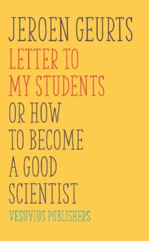 Omslag van Letter to my students