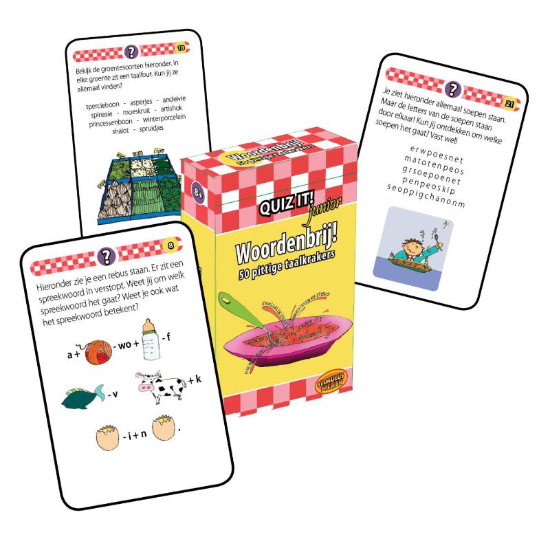 Omslag van Quiz it junior Woordenbrij!