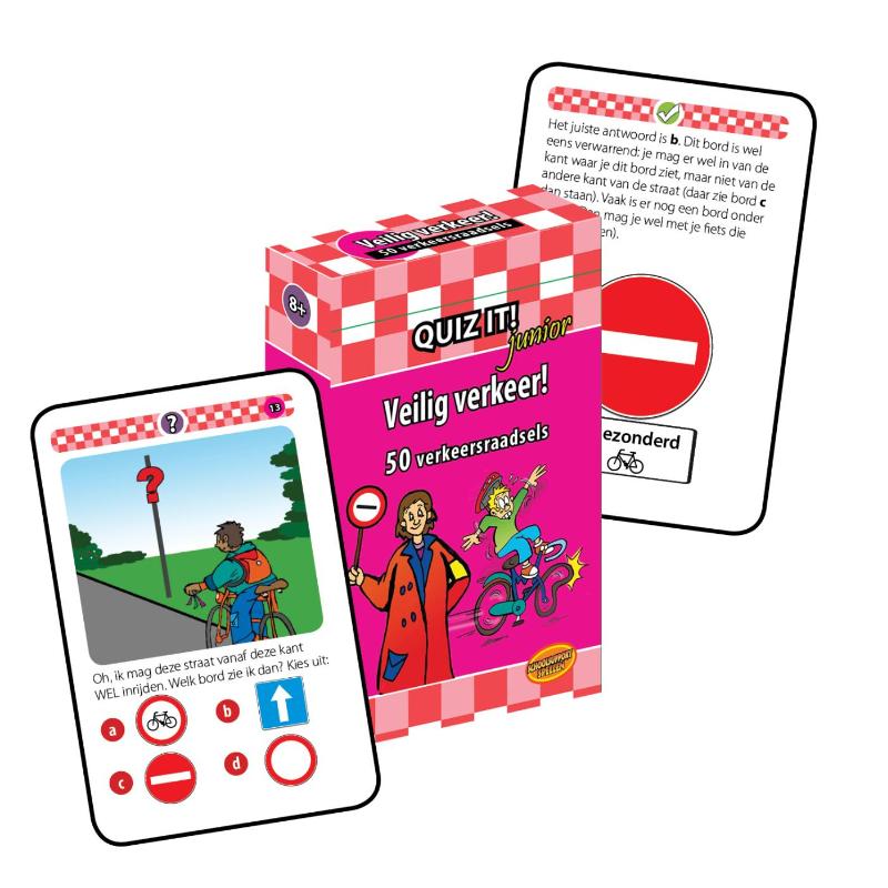 Omslag van Quiz it junior Veilig verkeer