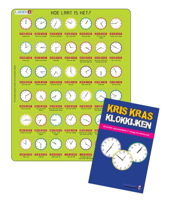 Omslag van Kris kras klokkijken