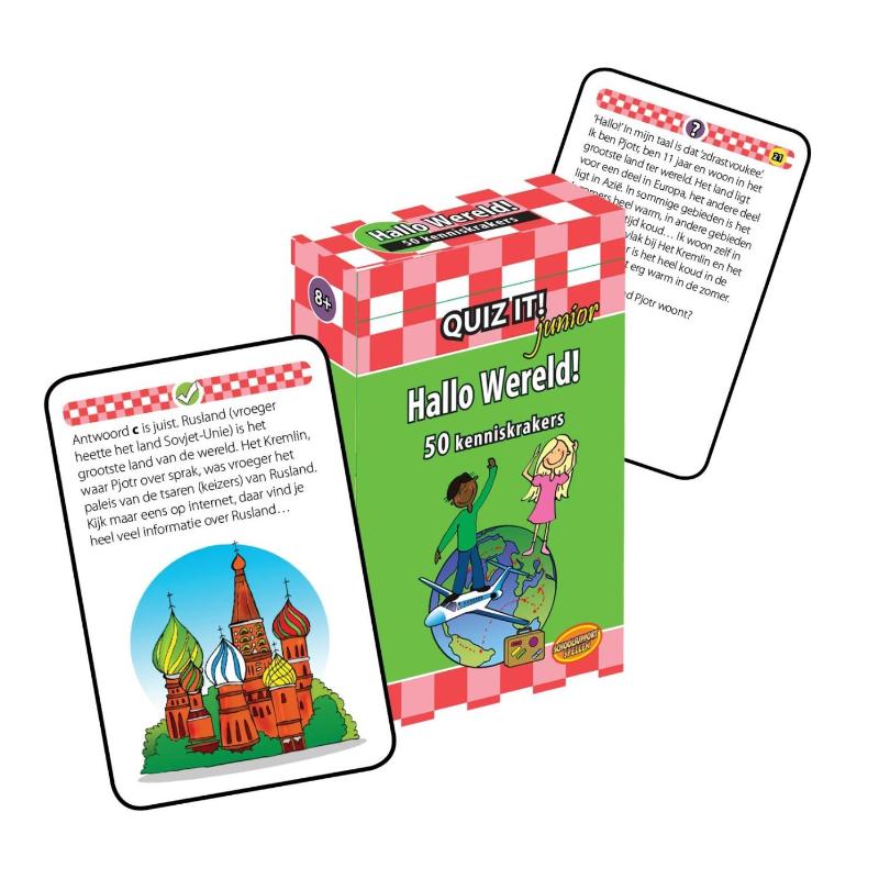 Omslag van Quiz it junior Hallo wereld