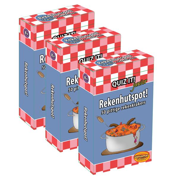 Omslag van QUIZ IT junior - Rekenhutspot, 3ex. - QT153