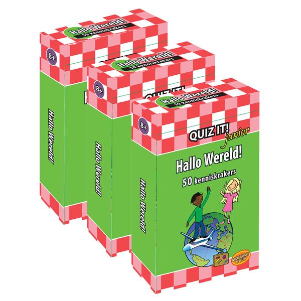 Omslag van QUIZ IT junior - Hallo wereld, 3ex. - QT283