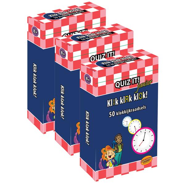 Omslag van QUIZ IT junior - Klik klak klok, 3ex. - QT833