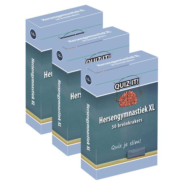 Omslag van QUIZ IT - Hersengymnastiek XL, 3ex. - QT313