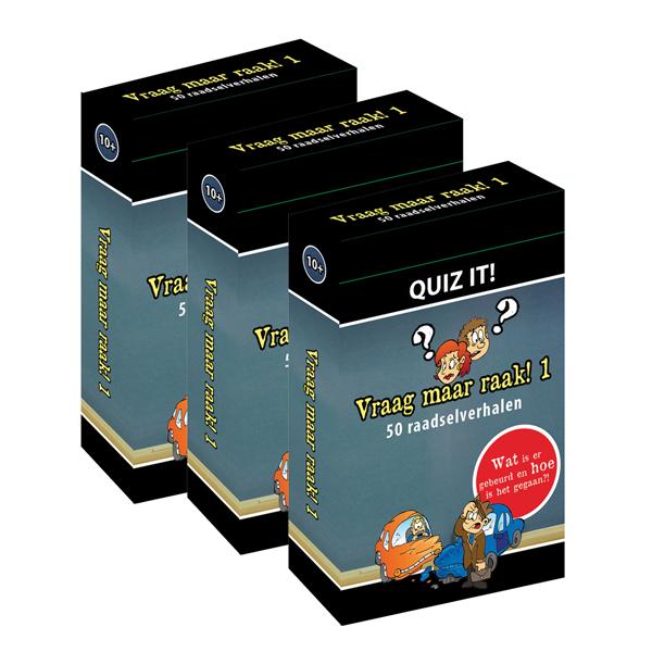 Omslag van QUIZ IT - Vraag maar raak 1, 3ex - QT453