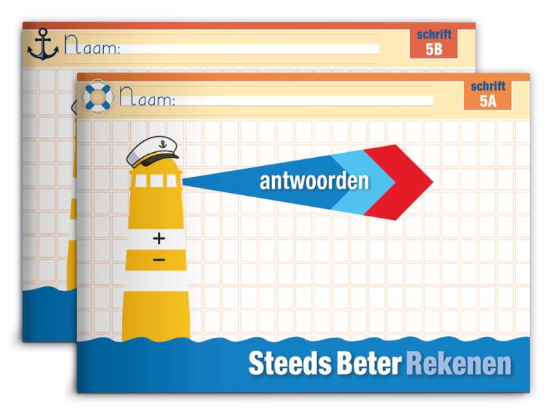 Omslag van Steeds beter rekenen - groep 5 antw, 1+1ex