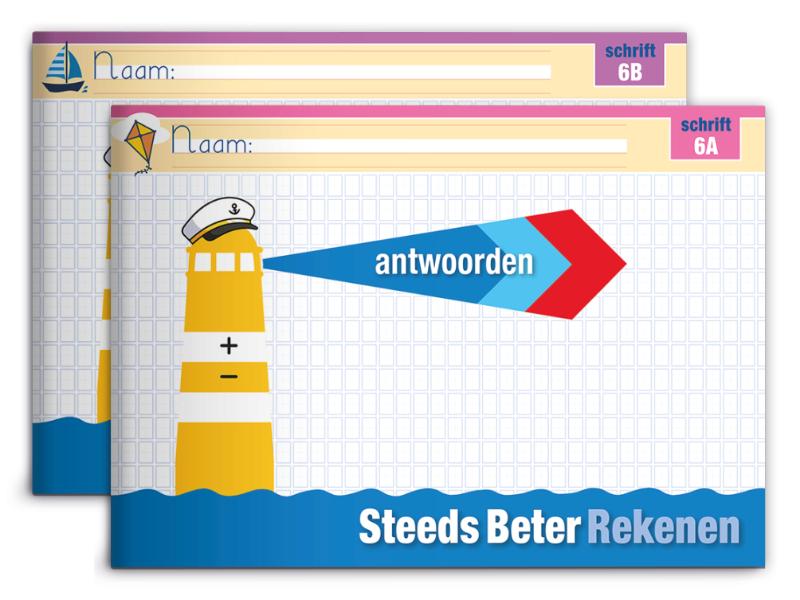 Omslag van Steeds beter rekenen - groep 6 antw, 1+1ex