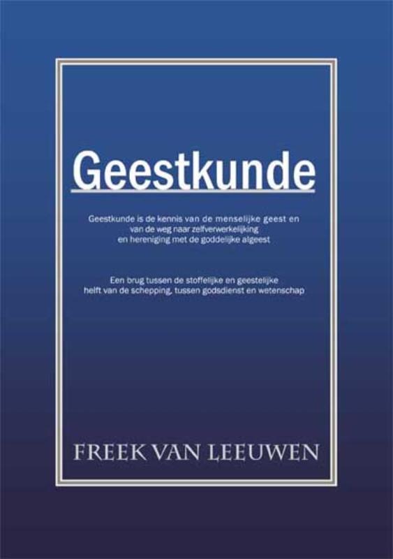 Omslag van Geestkunde