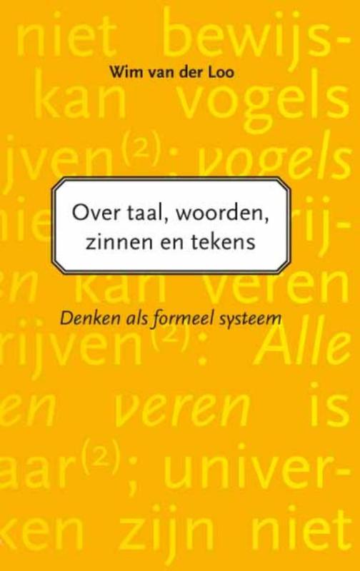Omslag van Over taal, woorden, zinnen en tekens