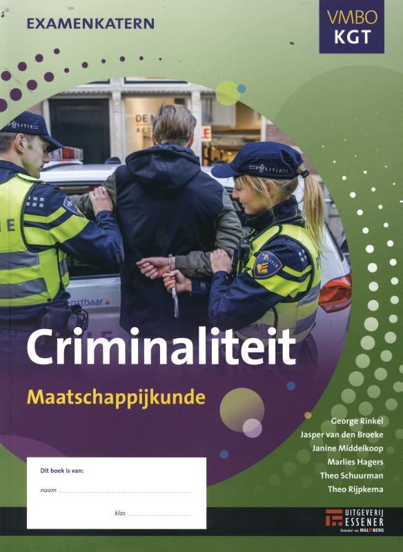 Omslag van examenkatern